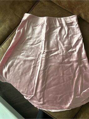 OGL Women's Satin Pink Slip Skirt